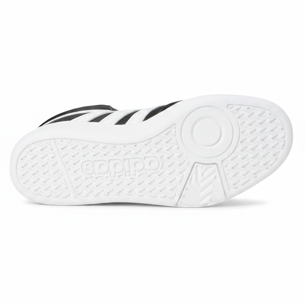 Unisex Adidas Hoop 4.0 Mid Size 8M/9W Black/White