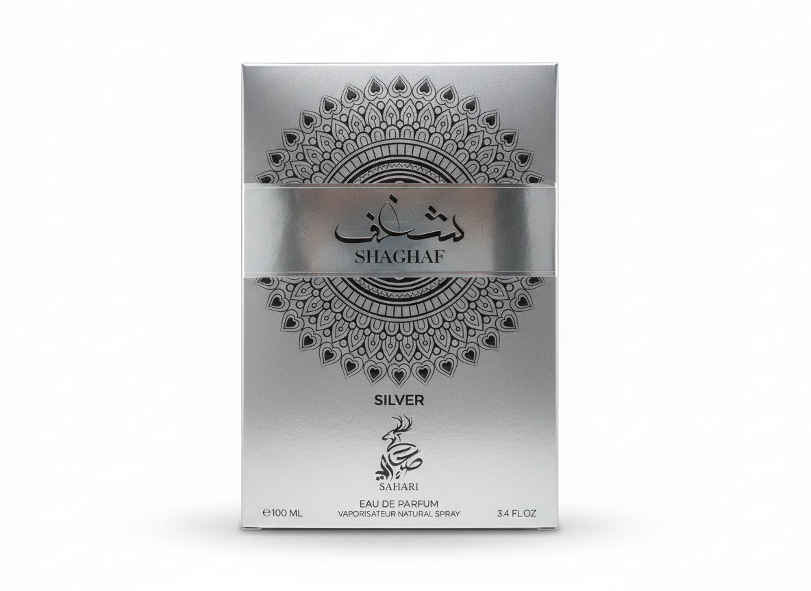 Sahari- Shaghaf Silver For Men Cologne 3.4oz