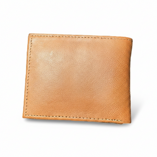 Handcrafted Floral Bi-Fold Wallet 3.5" x 8.75"