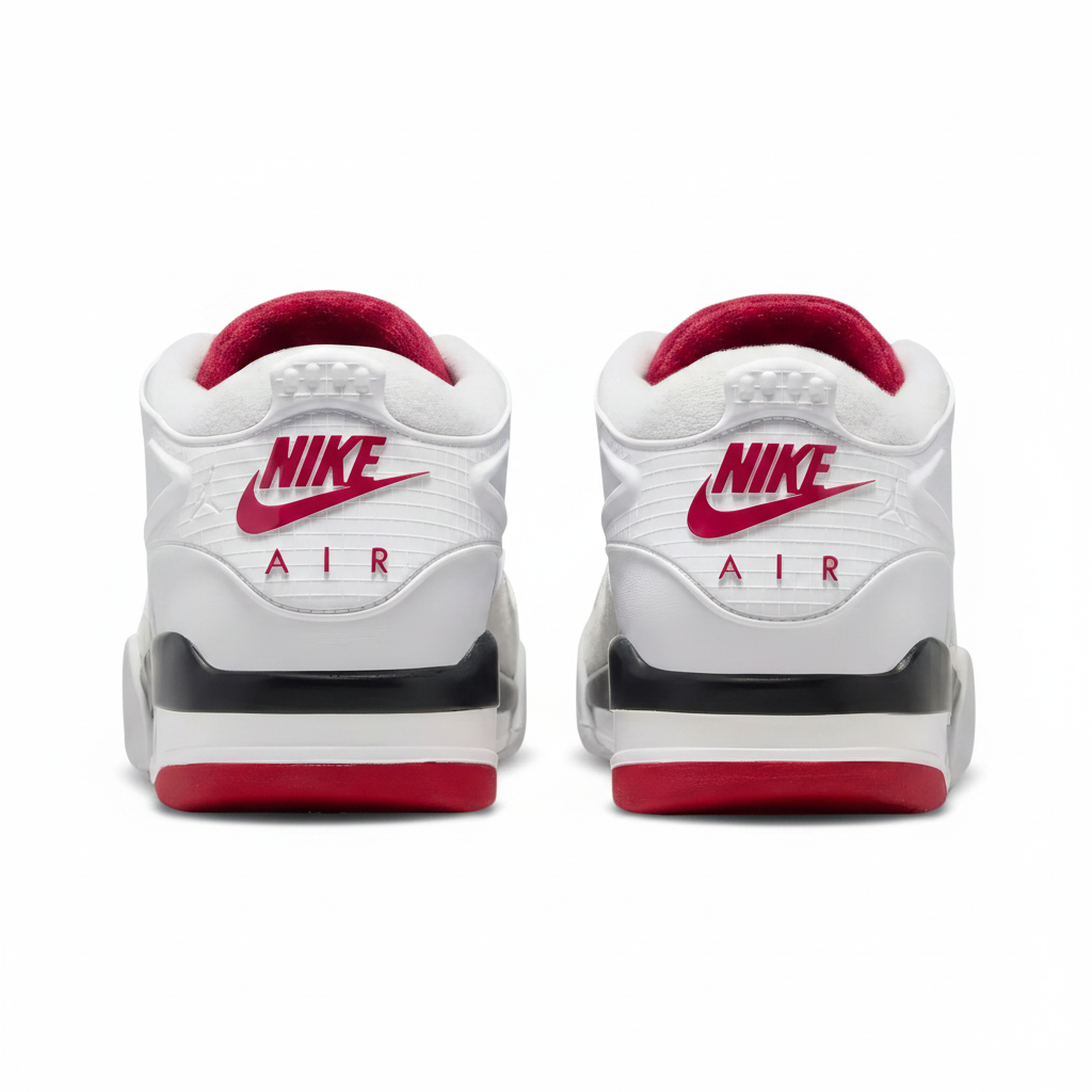 Youth Air Jordan 4 Varsity Red & Black (RQ7938 102) Size 6.5Y
