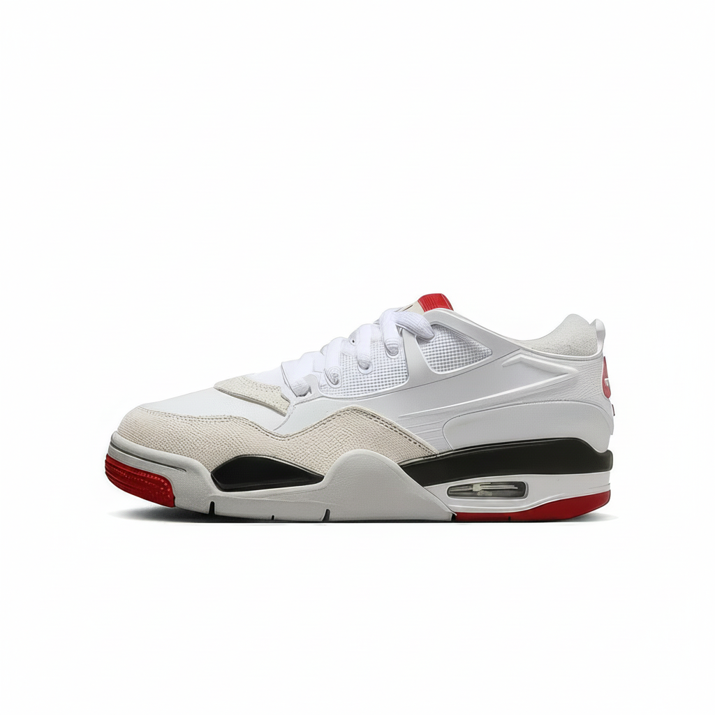 Youth Air Jordan 4 Varsity Red & Black Size 5.5Y