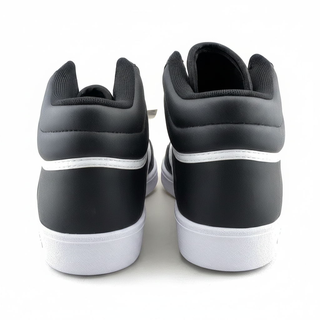 Unisex Adidas Hoop 4.0 Mid Size 8M/9W Black/White