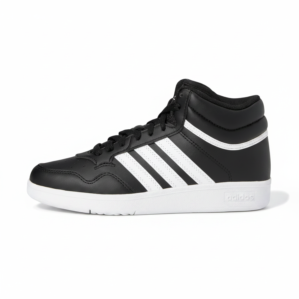 Unisex Adidas Hoop 4.0 Mid Size 8M/9W Black/White