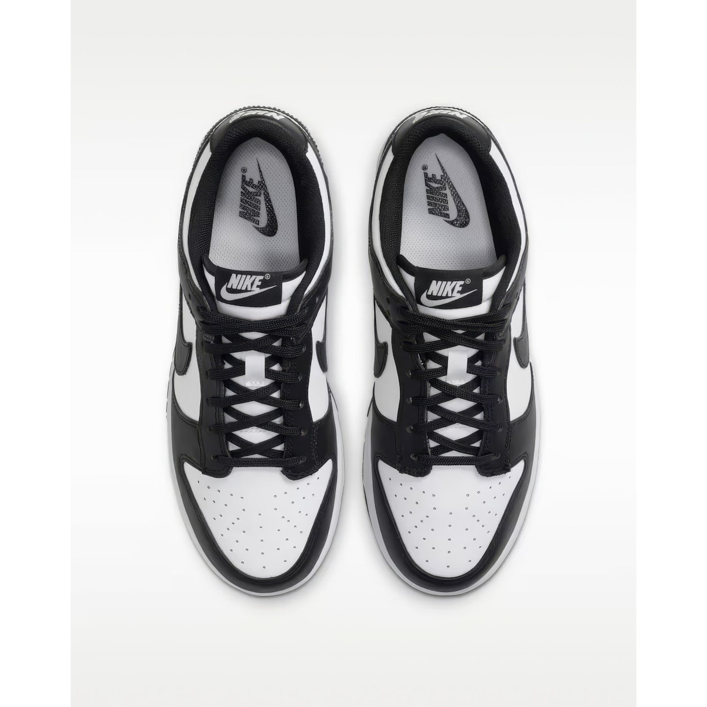 Unisex Nike Dunk Low "Panda" Sneakers 5W / 3.5M White/Black-White
