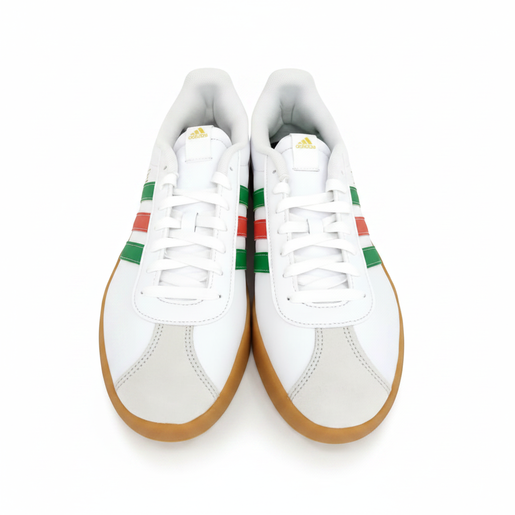 Men's Adidas VL Court 3.0 Size 11 White/Green/Red