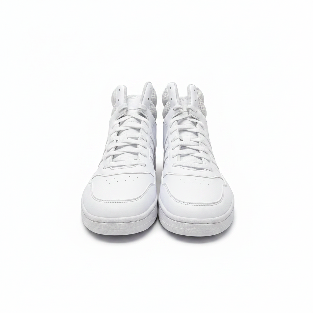 Women's Adidas Hoops Mid 3.0 Size 5 White / Dash Grey