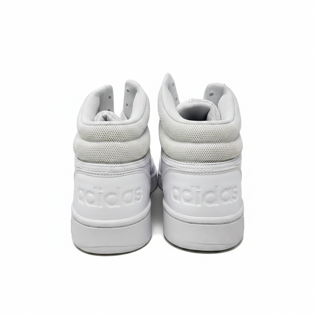 Women's Adidas Hoops Mid 3.0 Size 5 White / Dash Grey