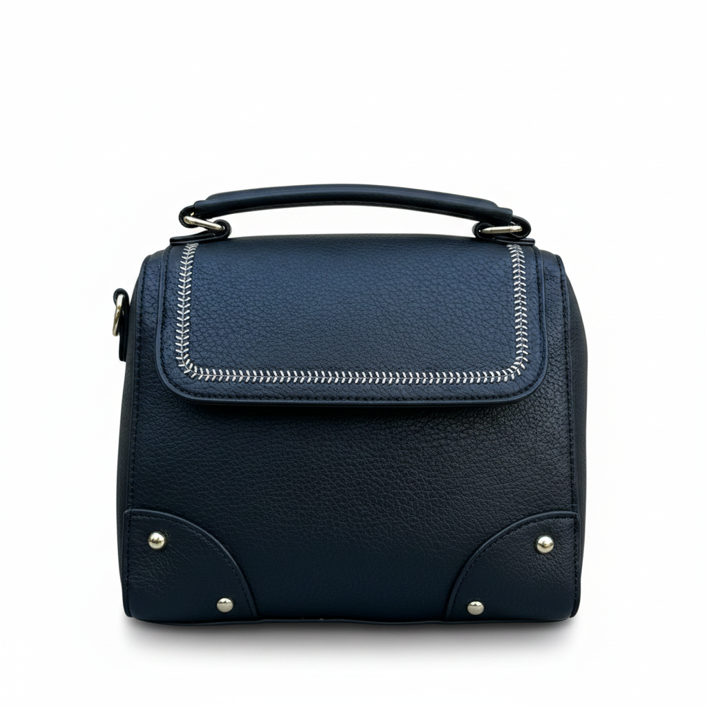 La Terre Boston Purse Black