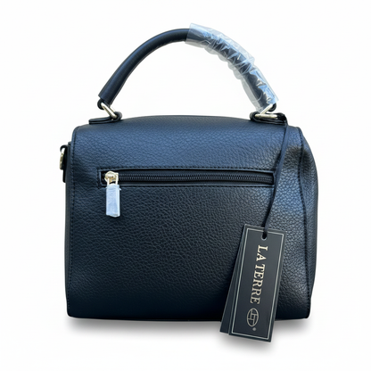 La Terre Boston Purse Black