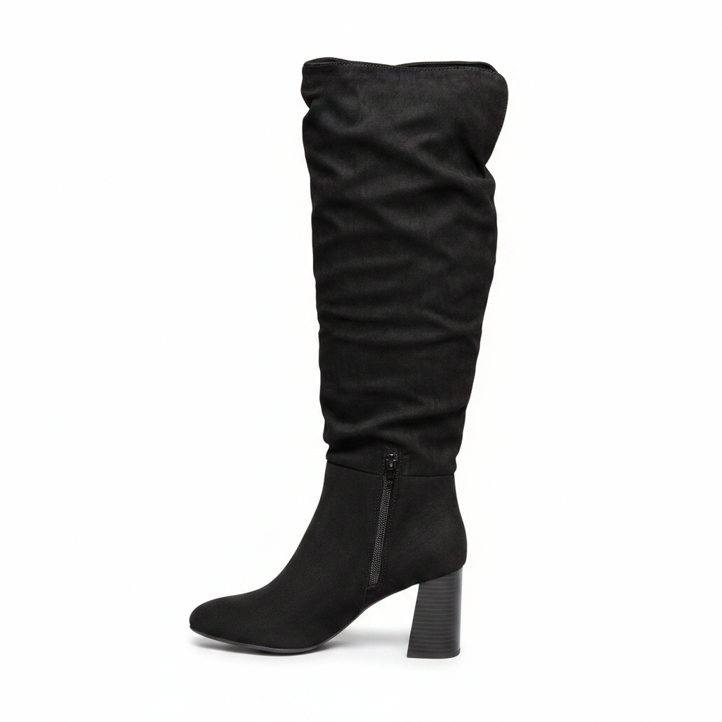 Womens Sugar Black Comfort Emerson Square Toe Boot Size 8M