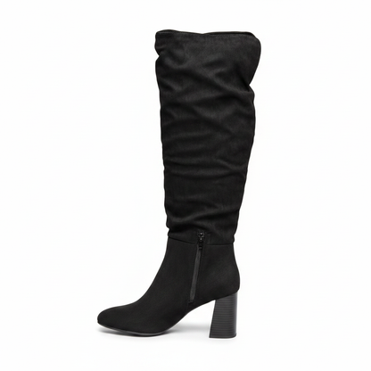 Womens Sugar Black Comfort Emerson Square Toe Boot Size 8M