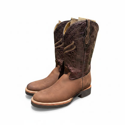 Quitacueros Mexican Handmade Cowhide Boots Size 13