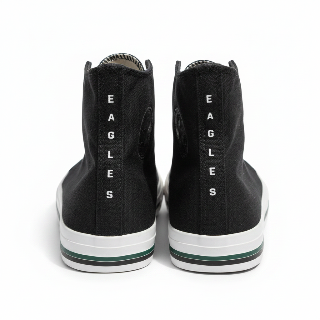 Men's FOCO Philadelphia Eagles High Top Canvas Sneakers