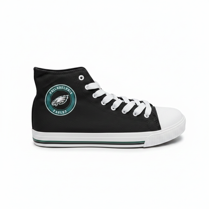 Men's FOCO Philadelphia Eagles High Top Canvas Sneakers