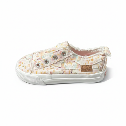 Kid's Blowfish Malibu Play Sneaker Pink Unicorns Size 8