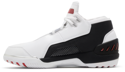 Unisex Nike Air Zoom Generation "LeBron James" Retro Debut 2023 (DV7219 100) Size 10.5M/12W White/Black - Preowned