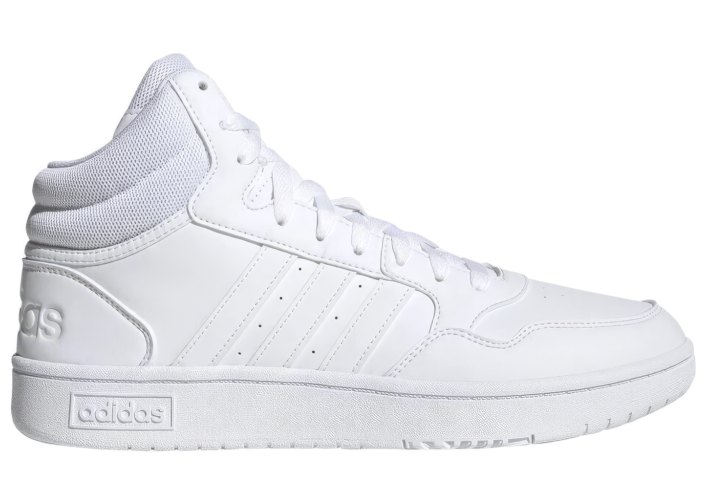 Women's Adidas Hoops Mid 3.0 Size 5 White / Dash Grey