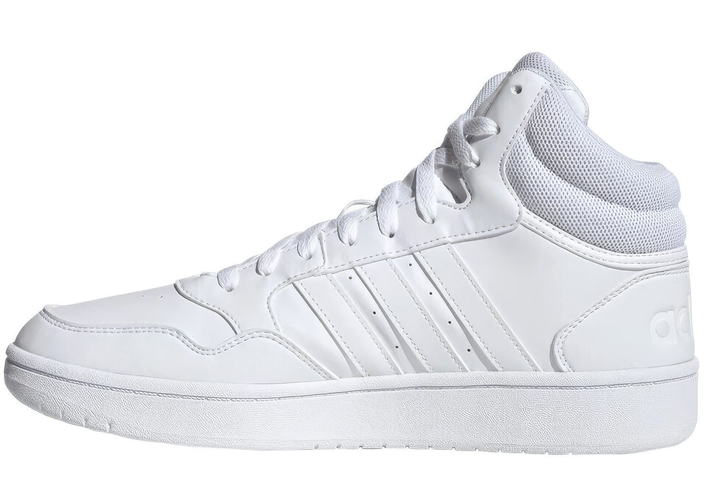 Women's Adidas Hoops Mid 3.0 Size 5 White / Dash Grey