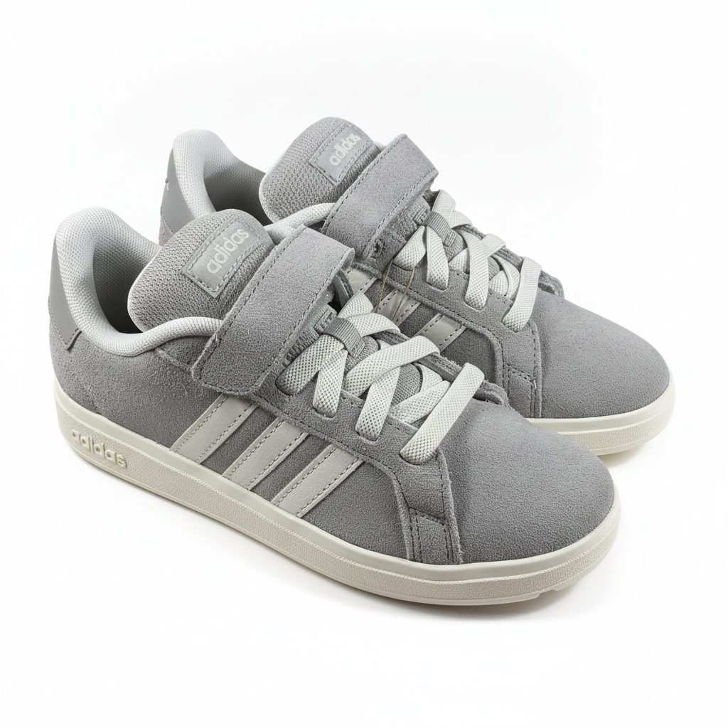 Kids' Adidas Grand Court 00s Size 1.5 Grey/White