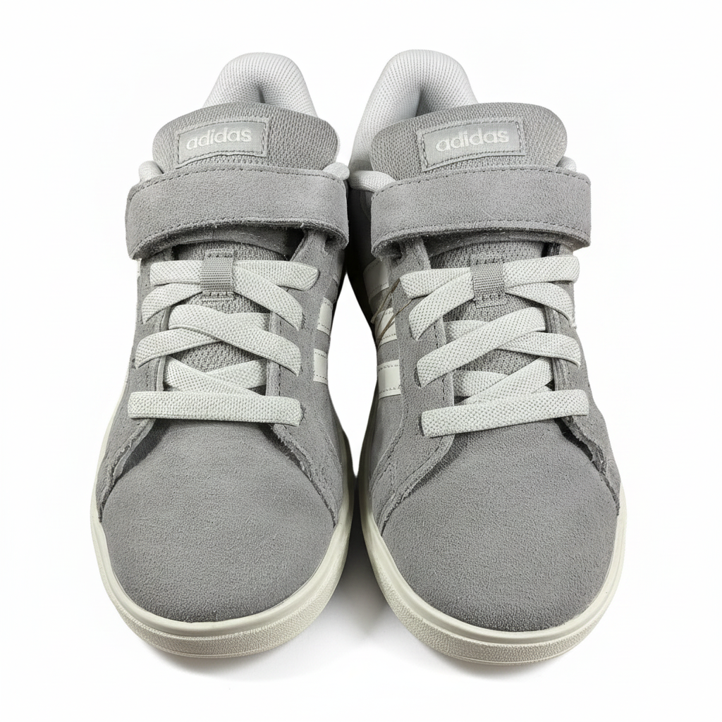 Kids' Adidas Grand Court 00s Size 1.5 Grey/White