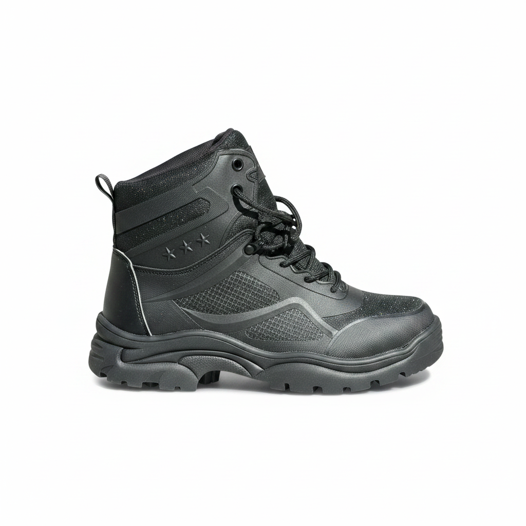 Men's AUVYI Steel Toe Work Boots Wide Toe Lightweight Breathable Size 9