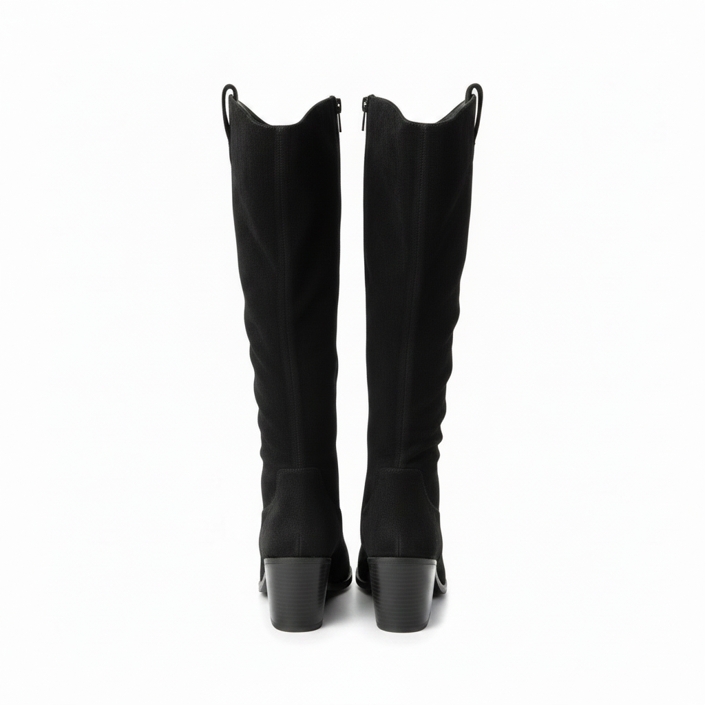 Women's Luoika Extra Wide Calf Cowboy Cowgirl Western Knee High Boots Size 11W