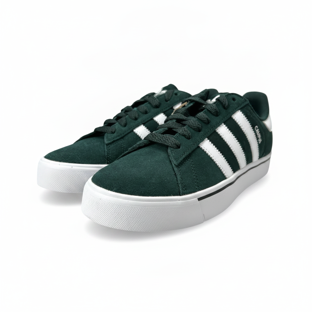 Unisex Adidas Originals Campus Vulc (JI1913) Size 13M/14W - Green Night