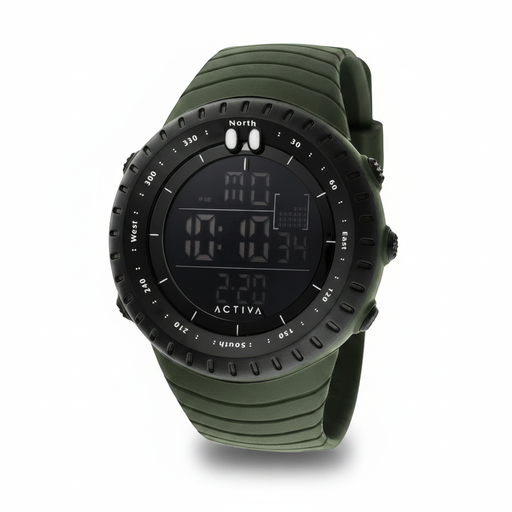 Activa Odyssey X Invicta Digital Watch 53mm Army Green ACW1237-002