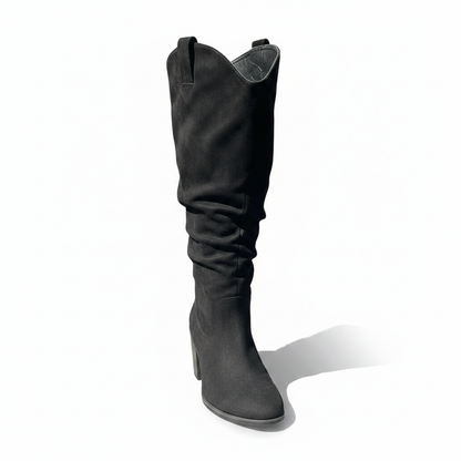 Women's Luoika Extra Wide Calf Cowboy Cowgirl Western Knee High Boots Size 11W
