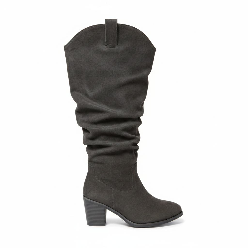 Women's Luoika Extra Wide Calf Cowboy Cowgirl Western Knee High Boots Size 11W