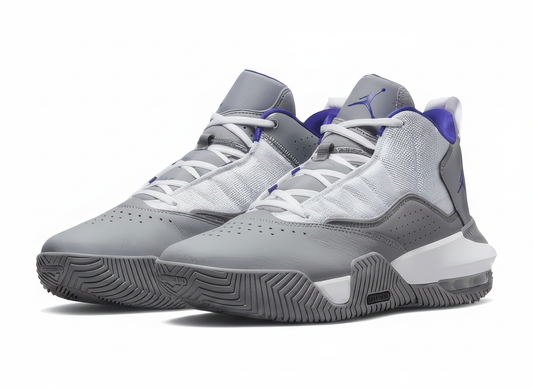 Men's Air Jordan Stay Loyal Size 11.5 White/Particle/Grey Indigo