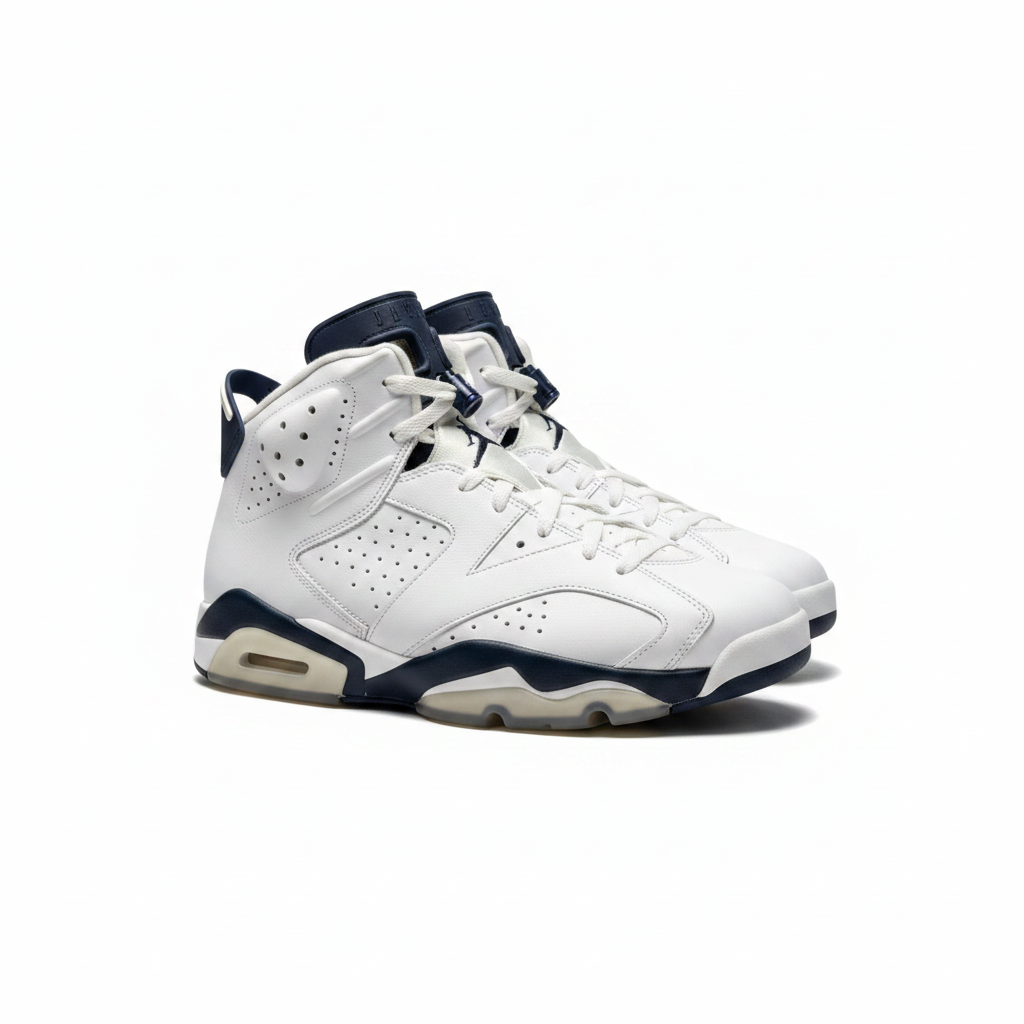 Kids Jordan 6 Retro Midnight Navy (2022) Size 7Y - Preowned