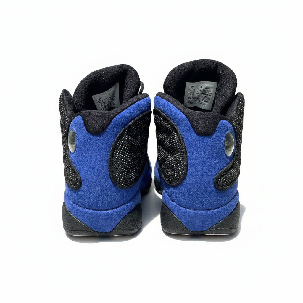 Kid's Nike Jordan 13 Retro Black Hyper Royal Size 6.5Y - Preowned
