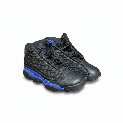 Kid's Nike Jordan 13 Retro Black Hyper Royal Size 6.5Y - Preowned
