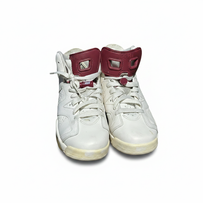 Kid's Nike Jordan 6 Retro Maroon 4Y Unisex