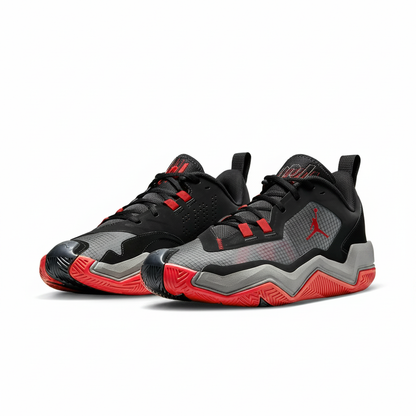 Unisex Jordan One Take 4 Bred Size 12M/13.5W Black/Grey/Red