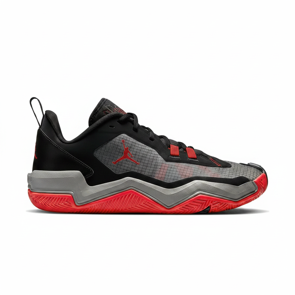 Unisex Jordan One Take 4 Bred Size 12M/13.5W Black/Grey/Red