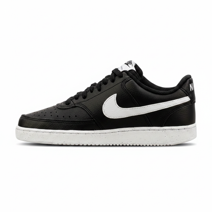 Unisex Nike Court Vision Low Next Nature Size 9.5M / 11W Black/White
