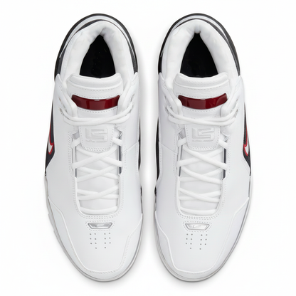 Unisex Nike Air Zoom Generation "LeBron James" Retro Debut 2023 (DV7219 100) Size 10.5M/12W White/Black - Preowned