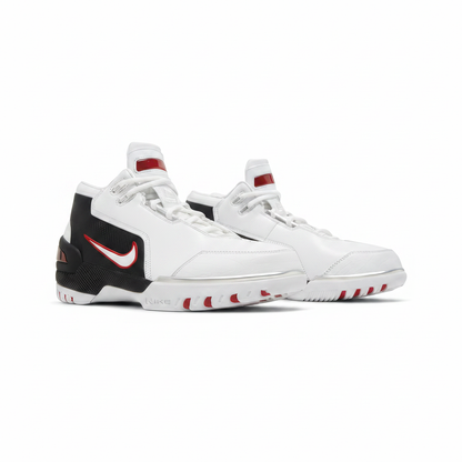 Unisex Nike Air Zoom Generation "LeBron James" Retro Debut 2023 (DV7219 100) Size 10.5M/12W White/Black - Preowned