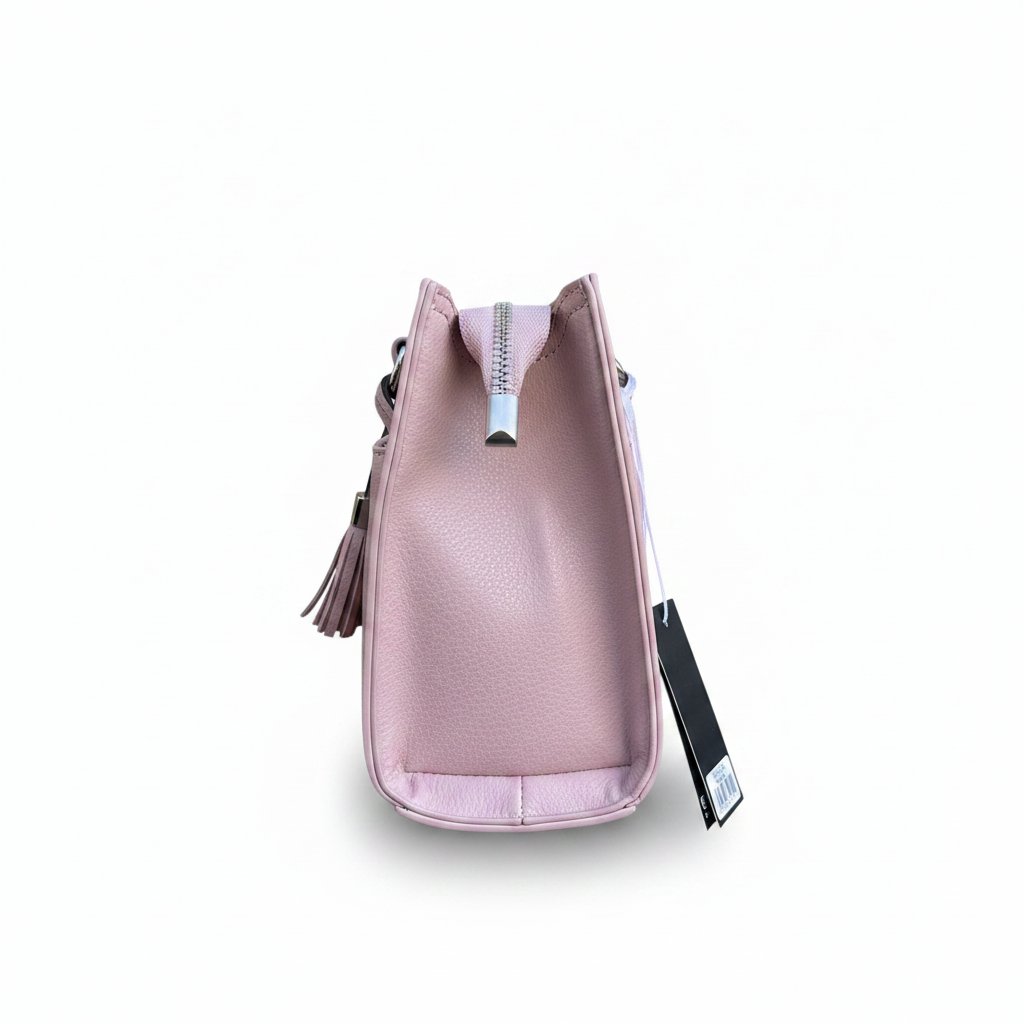 La Terre Light Pink Satchel Purse