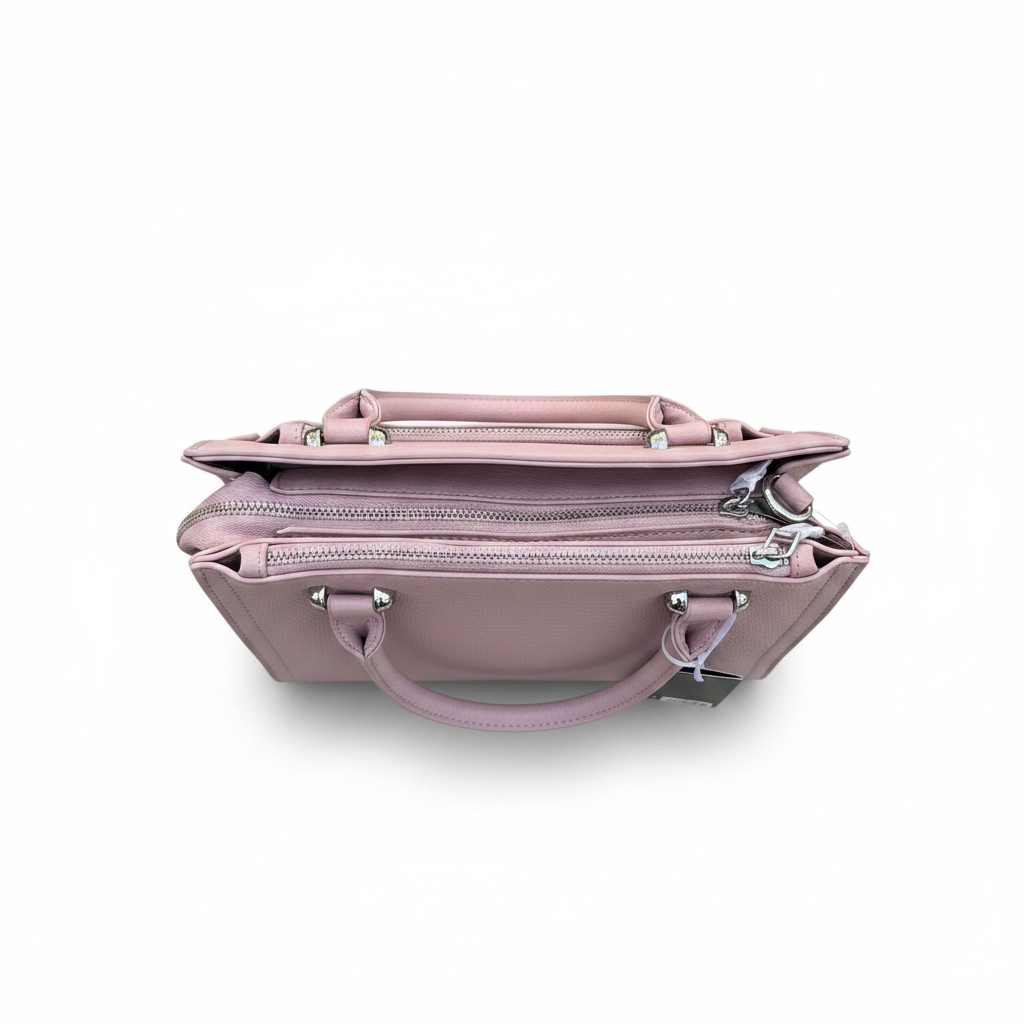 La Terre Light Pink Satchel Purse