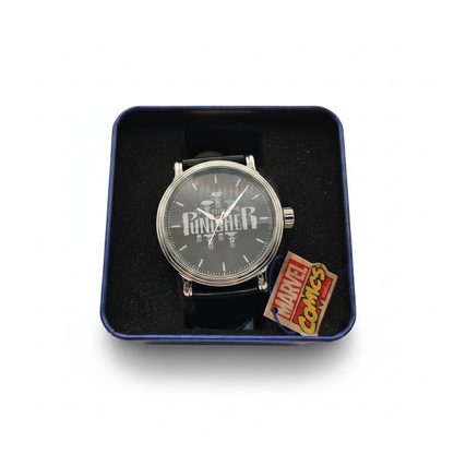 Men's Marvel W002532 The Punisher Analog Display Analog Quartz Black