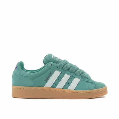Women's Adidas Campus '00s Athletic Shoe Size 6 Green /Aqua /Purple