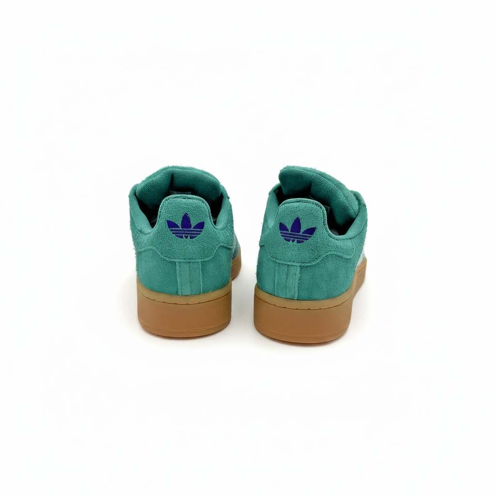 Women's Adidas Campus '00s Athletic Shoe Size 6 Green /Aqua /Purple