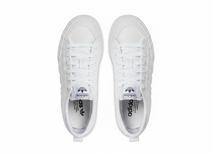 Women's Adidas Nizza Platform (FV5322) Size 10.5 White
