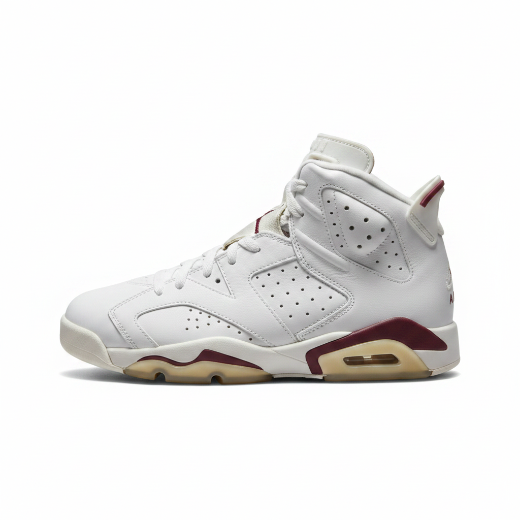Kid's Nike Jordan 6 Retro Maroon 4Y Unisex