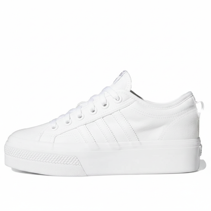 Women's Adidas Nizza Platform (FV5322) Size 10.5 White