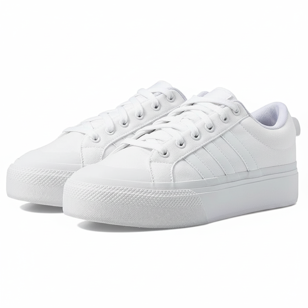 Women's Adidas Nizza Platform (FV5322) Size 10.5 White