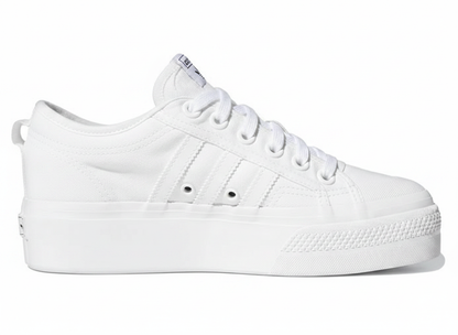 Women's Adidas Nizza Platform (FV5322) Size 10.5 White